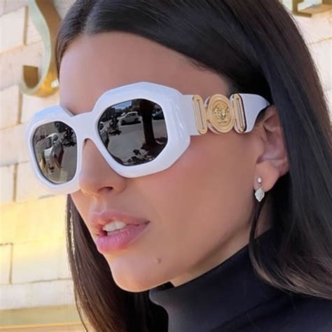 white versace sunglasses women|Versace sunglasses women on sale.